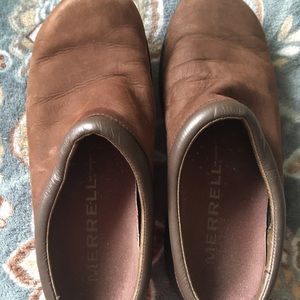 Brown Suede Merrell slip on Women’s shoes size 8.5